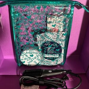 HEAD KANDY collection of hair masks, STYLING BRUSH TOOL, COMB, and signature BAG